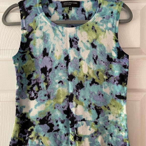 Jones New York Multicolor Tank Top Size Small - Picture 1 of 3